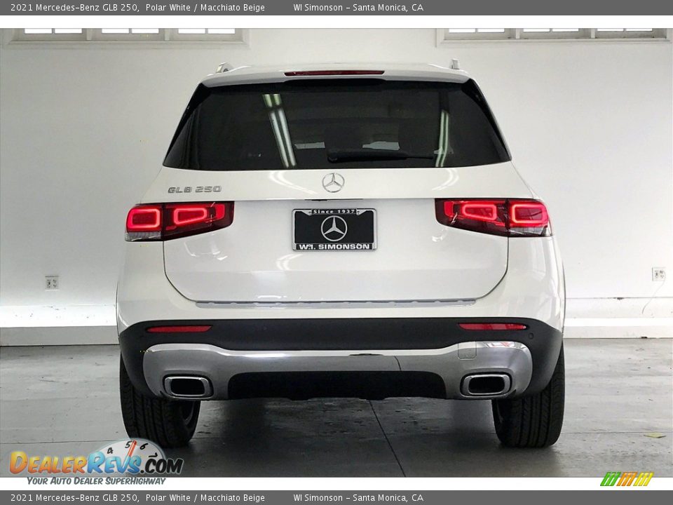 2021 Mercedes-Benz GLB 250 Polar White / Macchiato Beige Photo #3