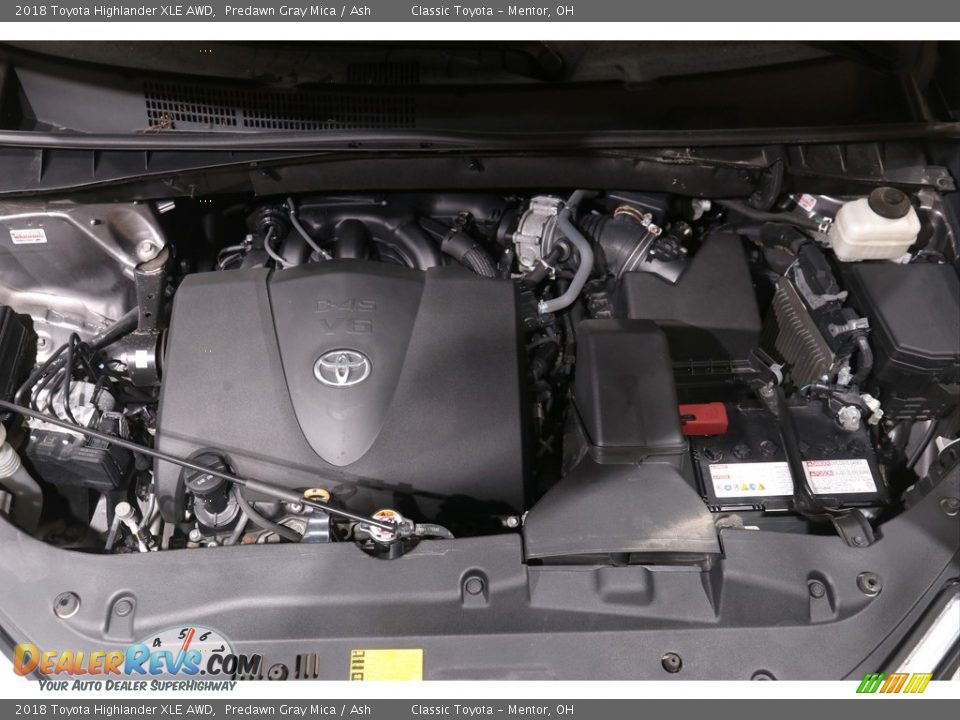 2018 Toyota Highlander XLE AWD Predawn Gray Mica / Ash Photo #19