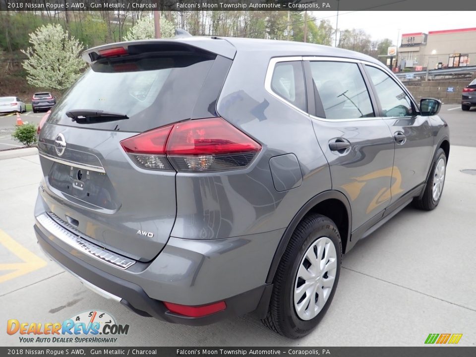 2018 Nissan Rogue S AWD Gun Metallic / Charcoal Photo #5