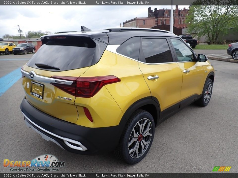 2021 Kia Seltos SX Turbo AWD Starbright Yellow / Black Photo #2