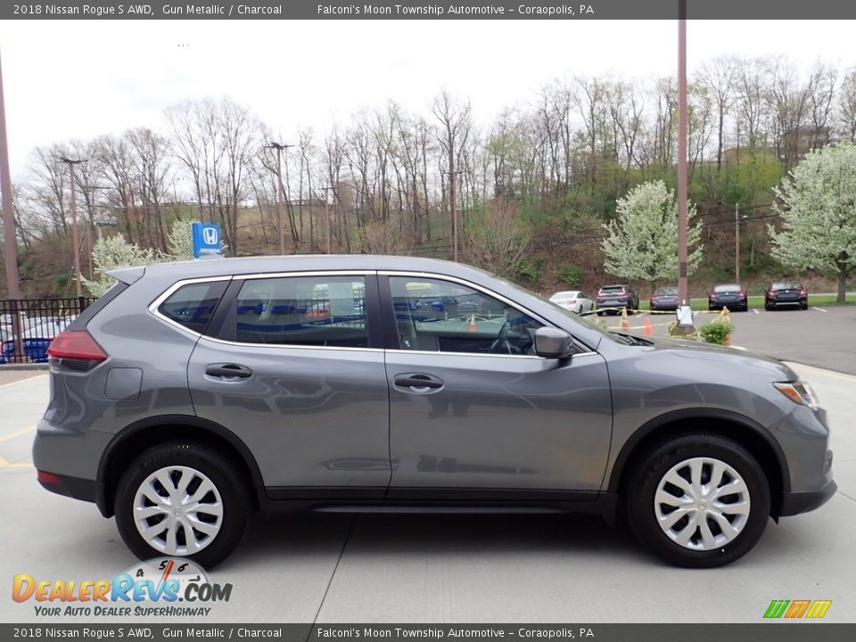 2018 Nissan Rogue S AWD Gun Metallic / Charcoal Photo #6