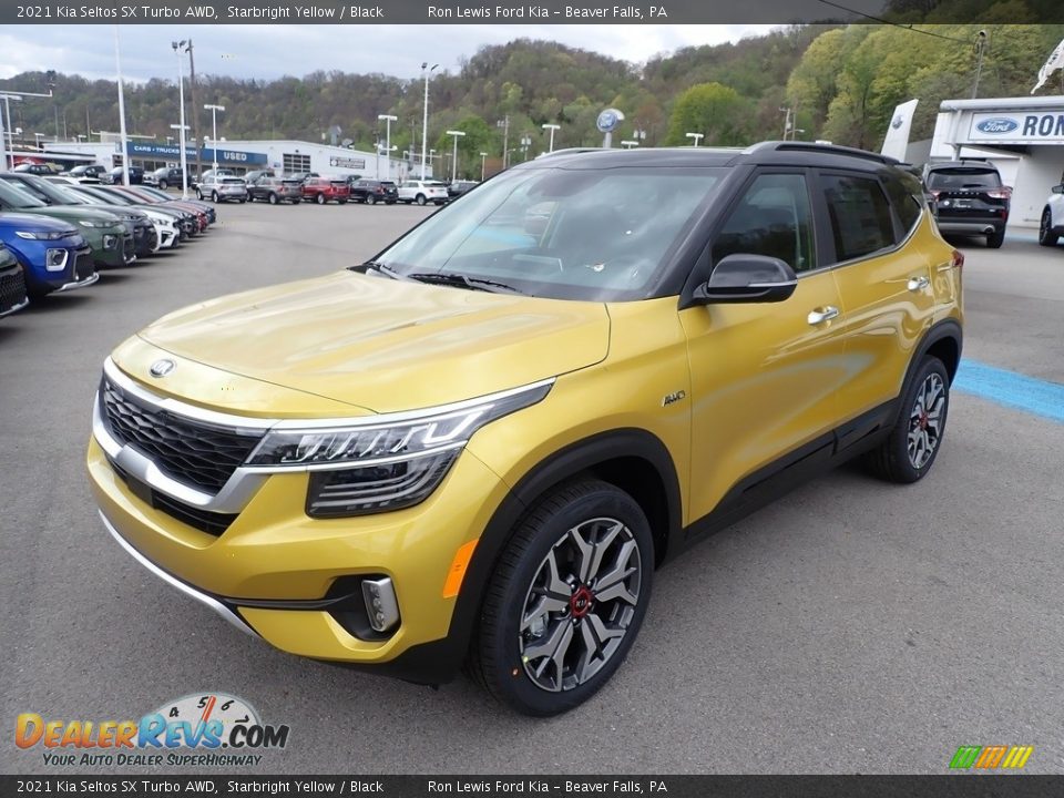 Starbright Yellow 2021 Kia Seltos SX Turbo AWD Photo #5