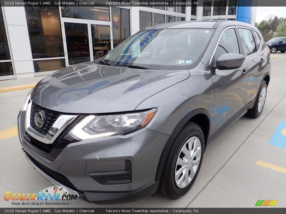 2018 Nissan Rogue S AWD Gun Metallic / Charcoal Photo #9