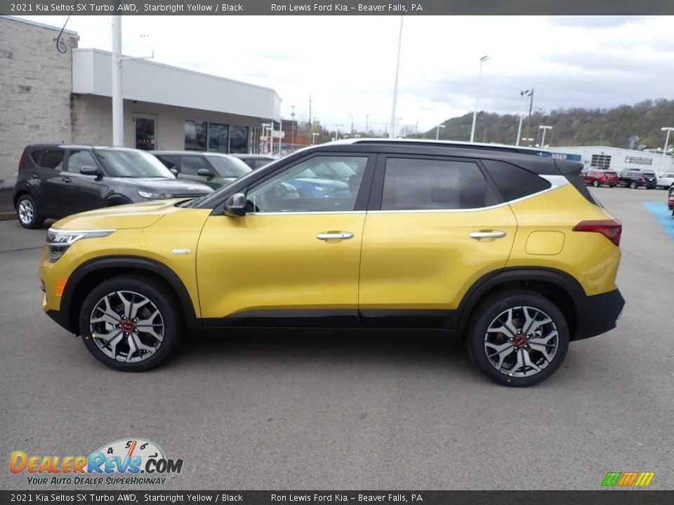 Starbright Yellow 2021 Kia Seltos SX Turbo AWD Photo #6