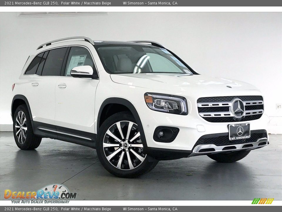 2021 Mercedes-Benz GLB 250 Polar White / Macchiato Beige Photo #12