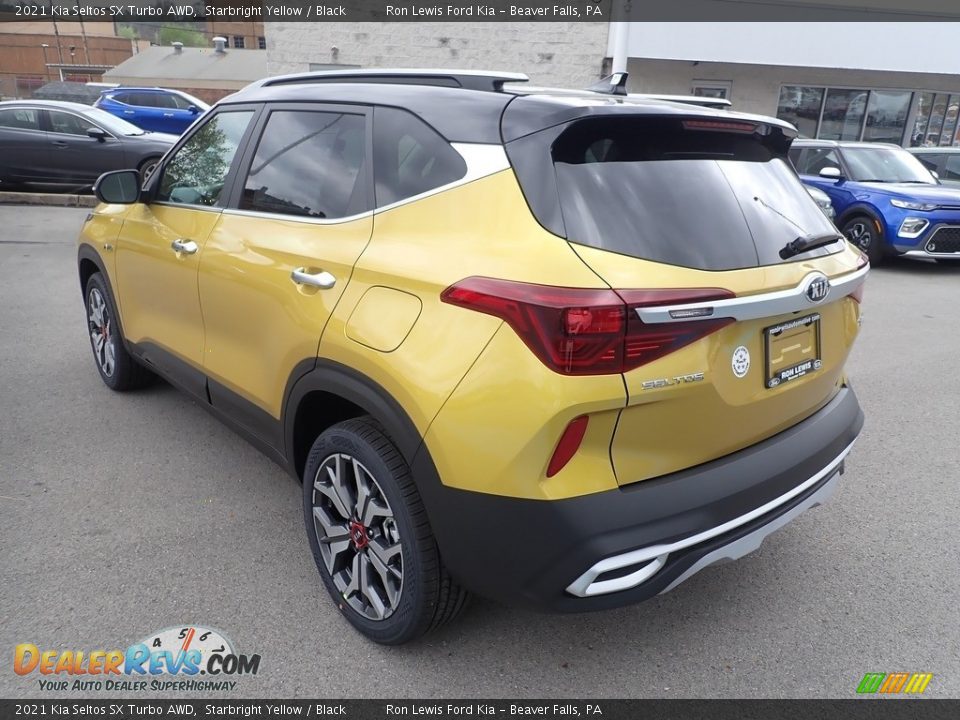 2021 Kia Seltos SX Turbo AWD Starbright Yellow / Black Photo #7