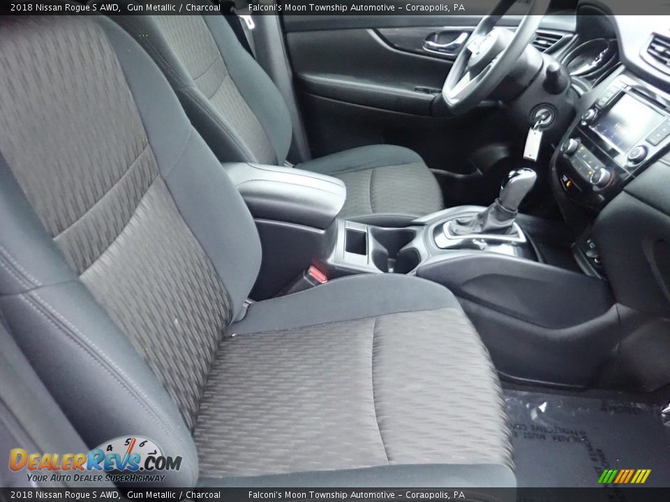 2018 Nissan Rogue S AWD Gun Metallic / Charcoal Photo #11