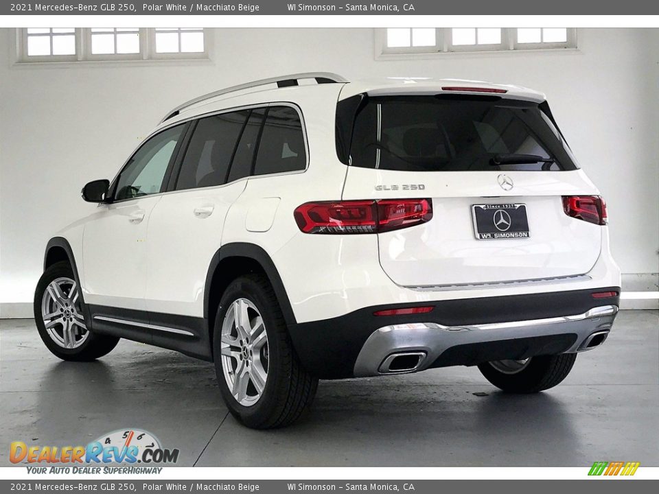 2021 Mercedes-Benz GLB 250 Polar White / Macchiato Beige Photo #2