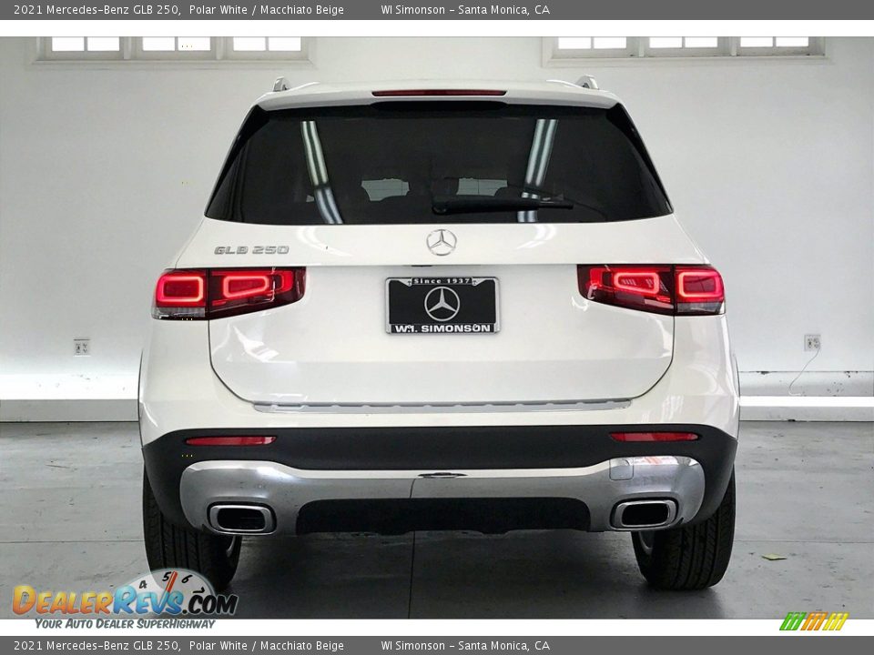 2021 Mercedes-Benz GLB 250 Polar White / Macchiato Beige Photo #3