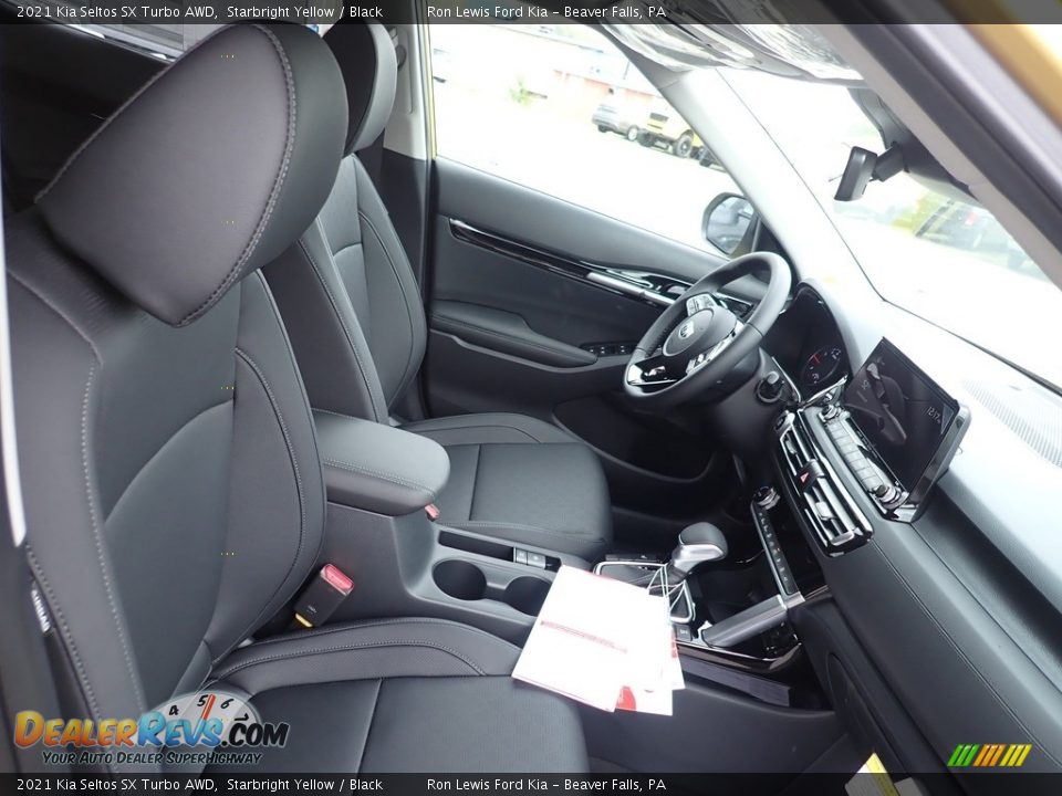 2021 Kia Seltos SX Turbo AWD Starbright Yellow / Black Photo #11