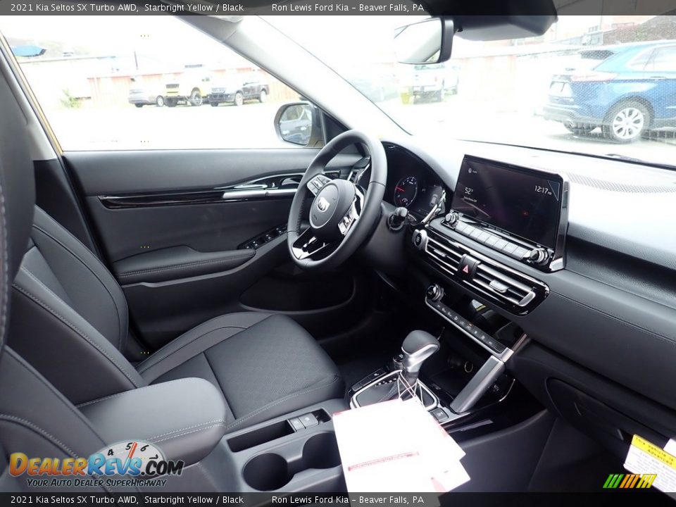 2021 Kia Seltos SX Turbo AWD Starbright Yellow / Black Photo #12