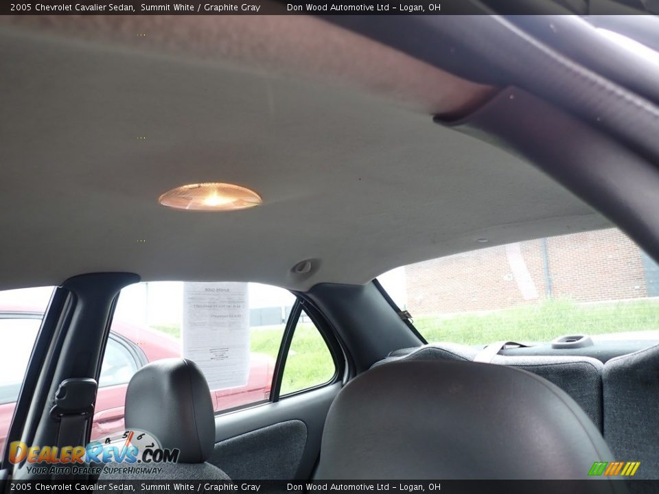 2005 Chevrolet Cavalier Sedan Summit White / Graphite Gray Photo #8