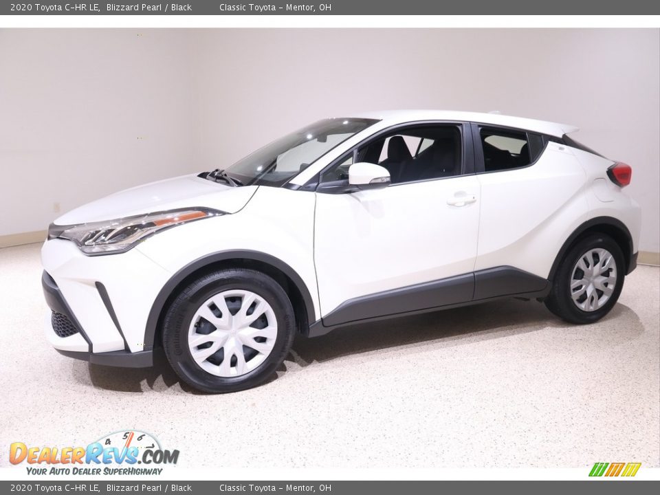 2020 Toyota C-HR LE Blizzard Pearl / Black Photo #3