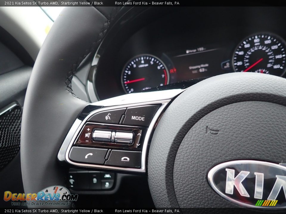 2021 Kia Seltos SX Turbo AWD Steering Wheel Photo #19