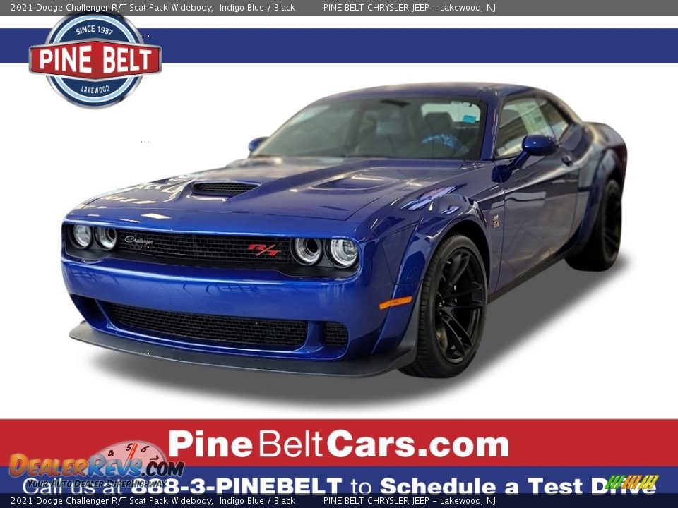 2021 Dodge Challenger R/T Scat Pack Widebody Indigo Blue / Black Photo #1