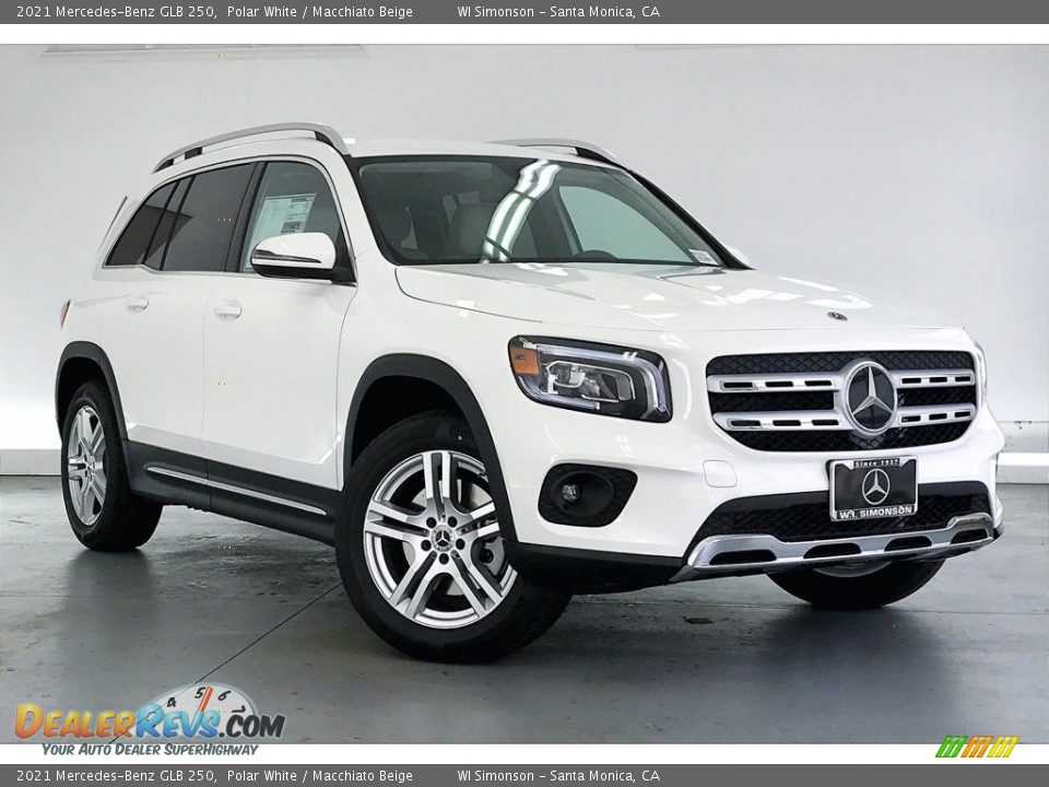 2021 Mercedes-Benz GLB 250 Polar White / Macchiato Beige Photo #12