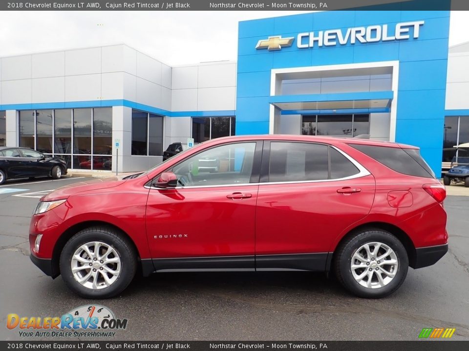 2018 Chevrolet Equinox LT AWD Cajun Red Tintcoat / Jet Black Photo #3