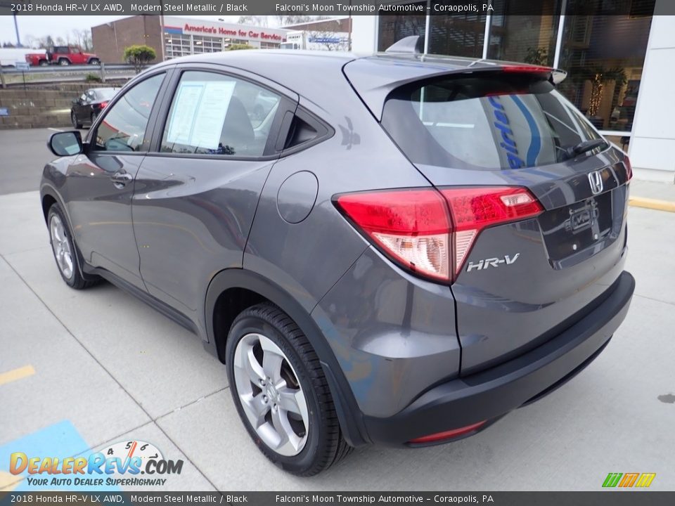 2018 Honda HR-V LX AWD Modern Steel Metallic / Black Photo #2