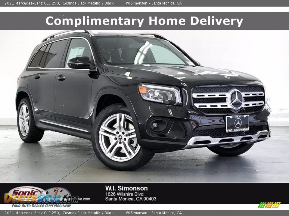 2021 Mercedes-Benz GLB 250 Cosmos Black Metallic / Black Photo #1