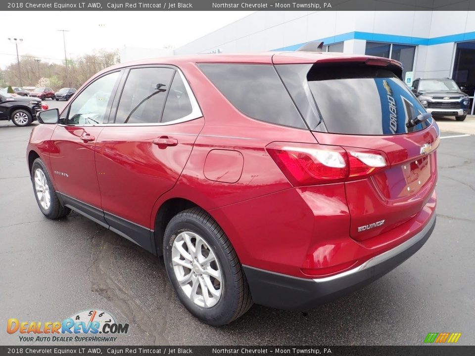 2018 Chevrolet Equinox LT AWD Cajun Red Tintcoat / Jet Black Photo #4