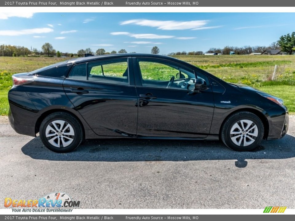 2017 Toyota Prius Prius Four Midnight Black Metallic / Black Photo #3