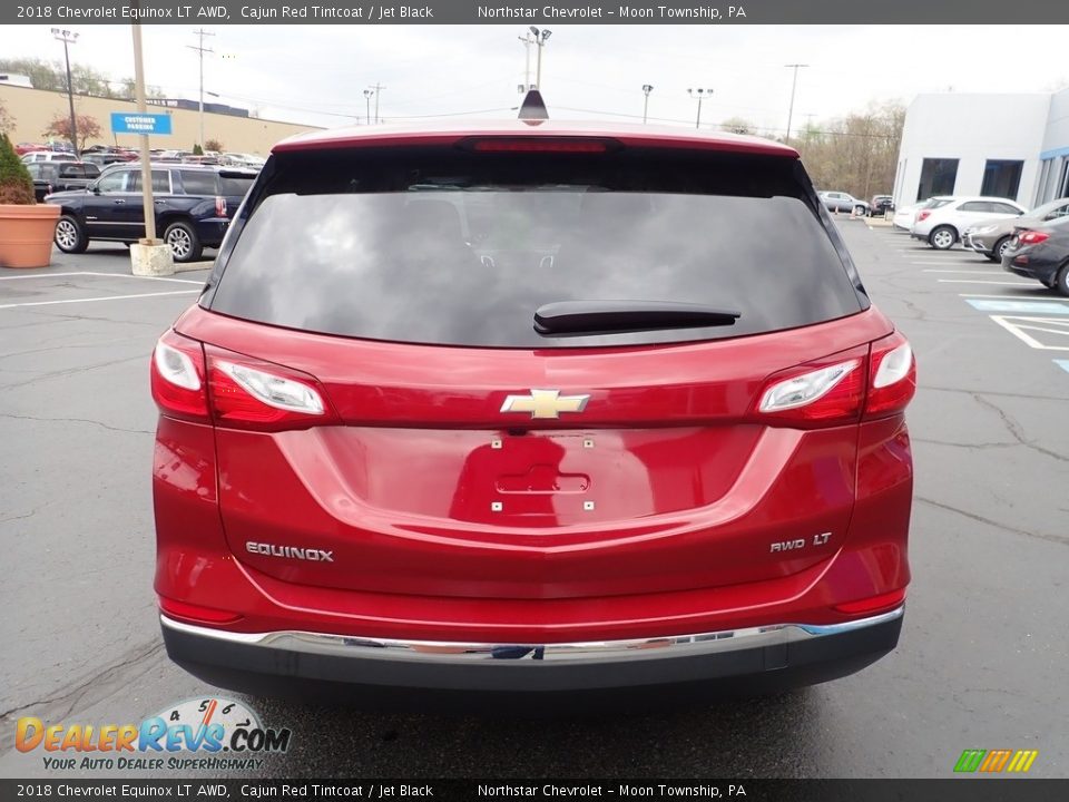 2018 Chevrolet Equinox LT AWD Cajun Red Tintcoat / Jet Black Photo #6