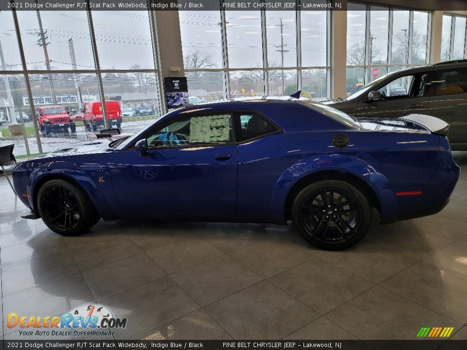 2021 Dodge Challenger R/T Scat Pack Widebody Indigo Blue / Black Photo #7