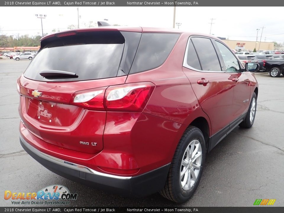 2018 Chevrolet Equinox LT AWD Cajun Red Tintcoat / Jet Black Photo #8