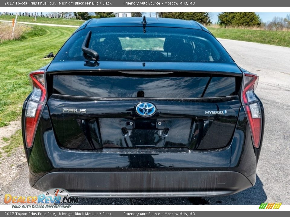 2017 Toyota Prius Prius Four Midnight Black Metallic / Black Photo #5