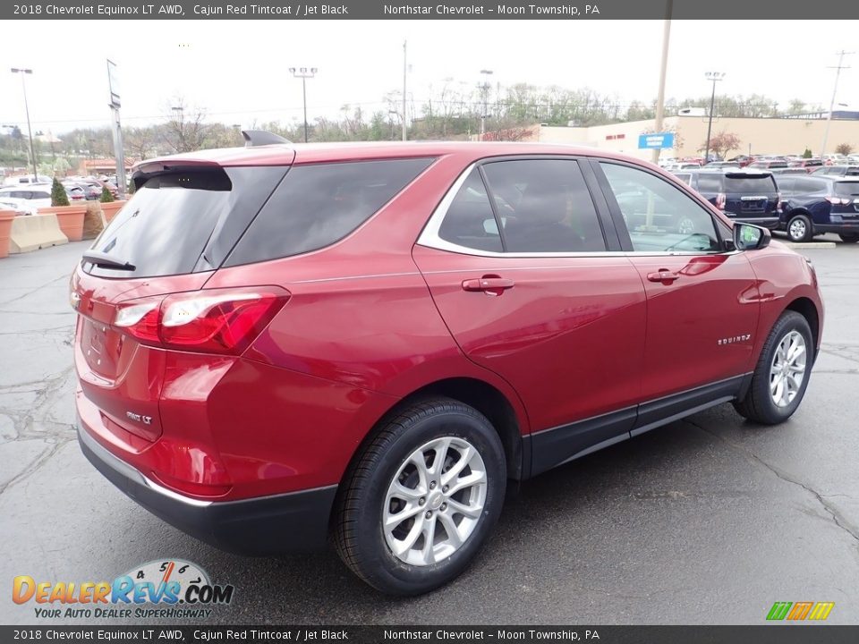 2018 Chevrolet Equinox LT AWD Cajun Red Tintcoat / Jet Black Photo #9