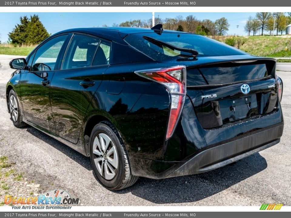 2017 Toyota Prius Prius Four Midnight Black Metallic / Black Photo #6