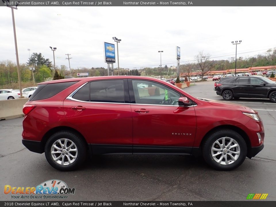 2018 Chevrolet Equinox LT AWD Cajun Red Tintcoat / Jet Black Photo #10