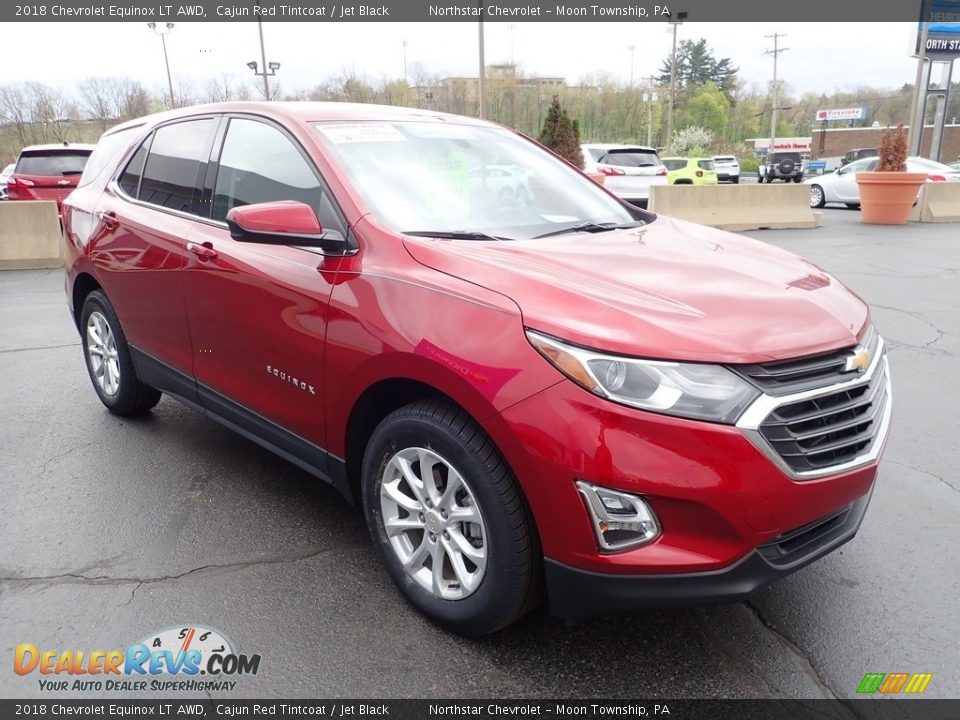 2018 Chevrolet Equinox LT AWD Cajun Red Tintcoat / Jet Black Photo #11