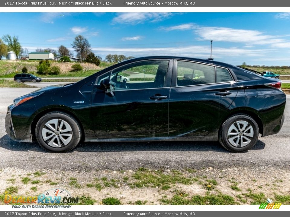 2017 Toyota Prius Prius Four Midnight Black Metallic / Black Photo #7