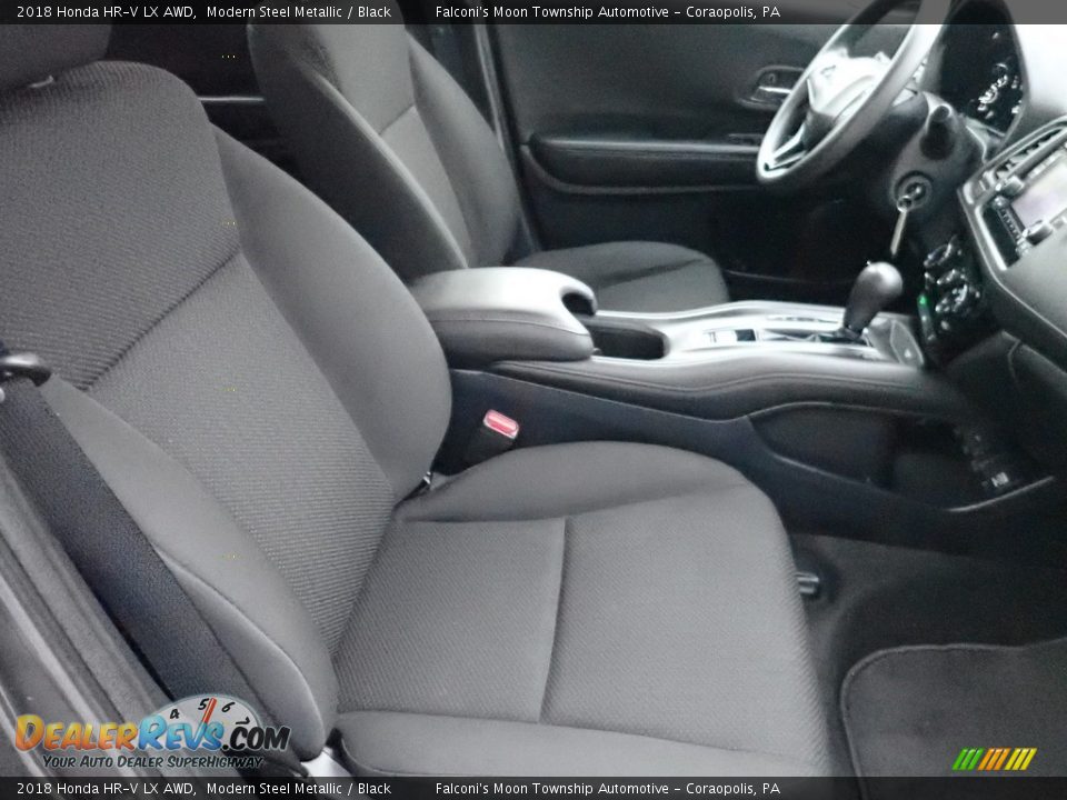 2018 Honda HR-V LX AWD Modern Steel Metallic / Black Photo #11