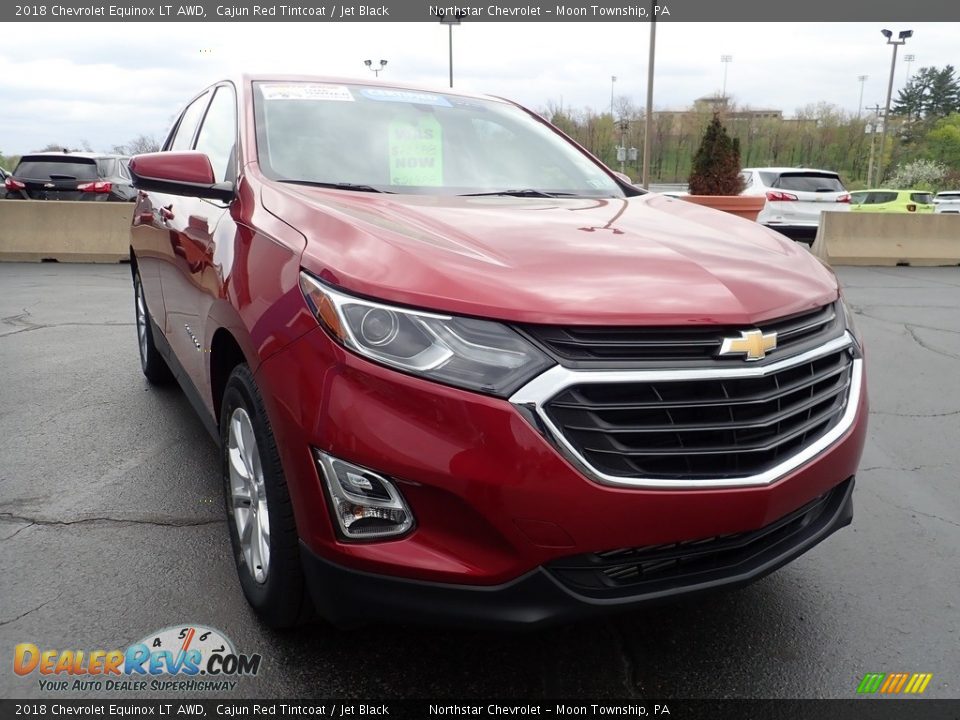 2018 Chevrolet Equinox LT AWD Cajun Red Tintcoat / Jet Black Photo #12