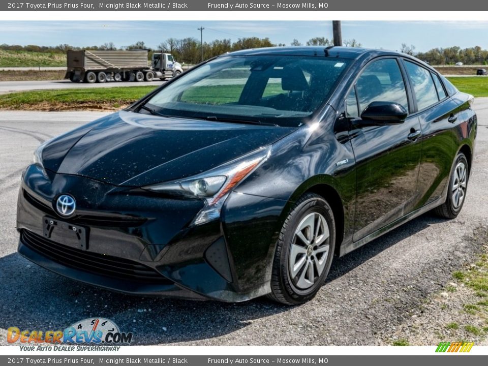 2017 Toyota Prius Prius Four Midnight Black Metallic / Black Photo #8