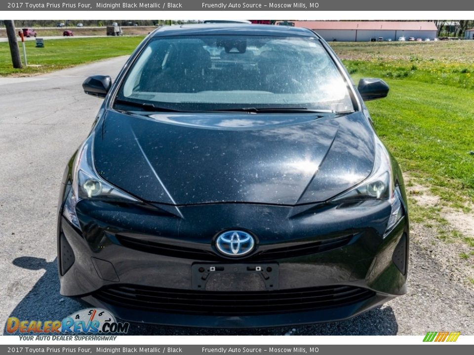 2017 Toyota Prius Prius Four Midnight Black Metallic / Black Photo #9