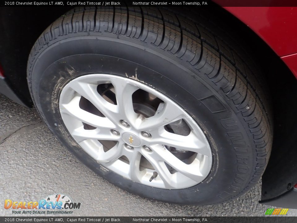 2018 Chevrolet Equinox LT AWD Cajun Red Tintcoat / Jet Black Photo #14