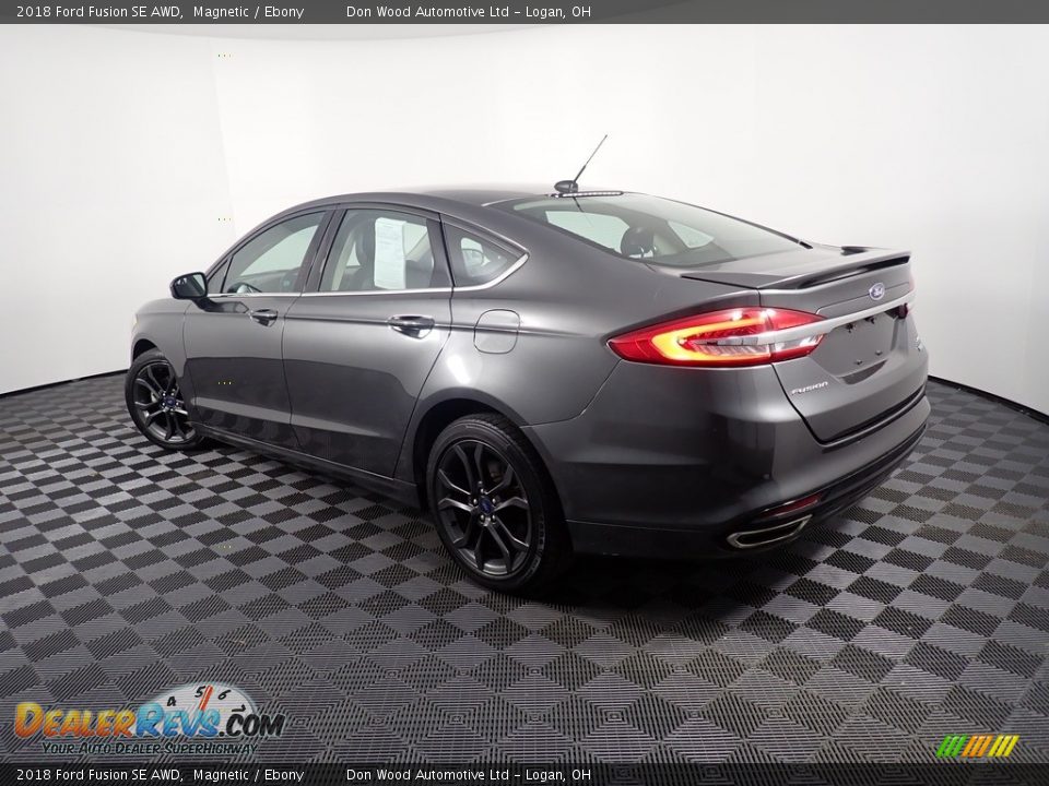 2018 Ford Fusion SE AWD Magnetic / Ebony Photo #12