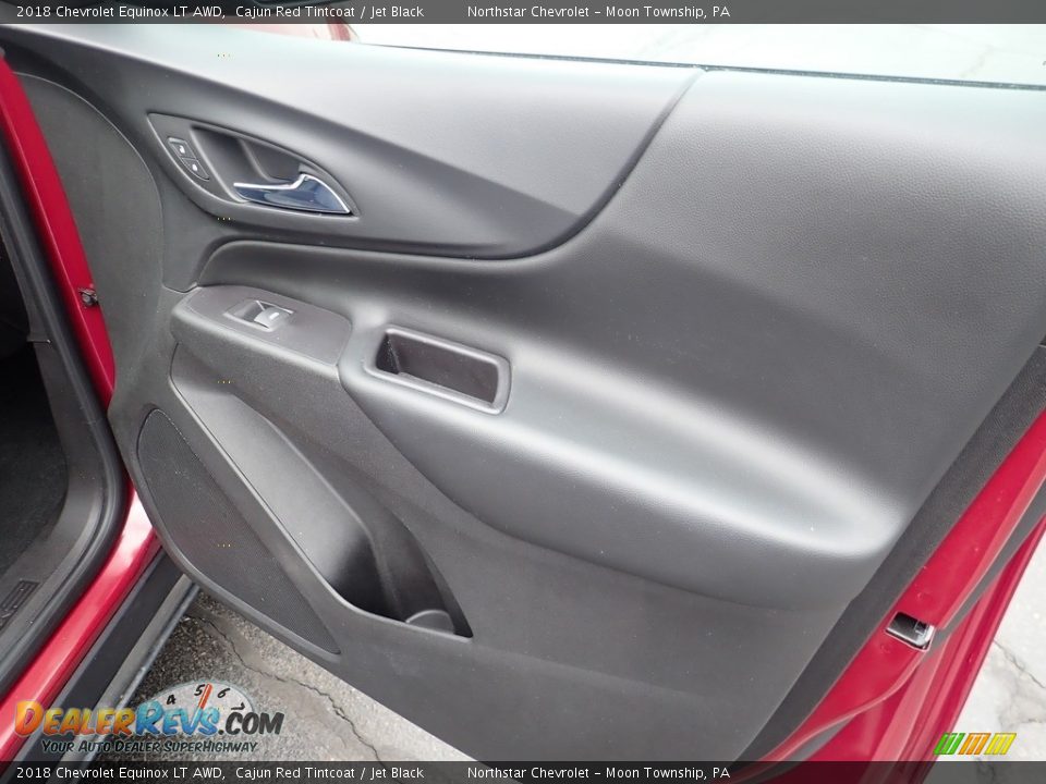 2018 Chevrolet Equinox LT AWD Cajun Red Tintcoat / Jet Black Photo #17