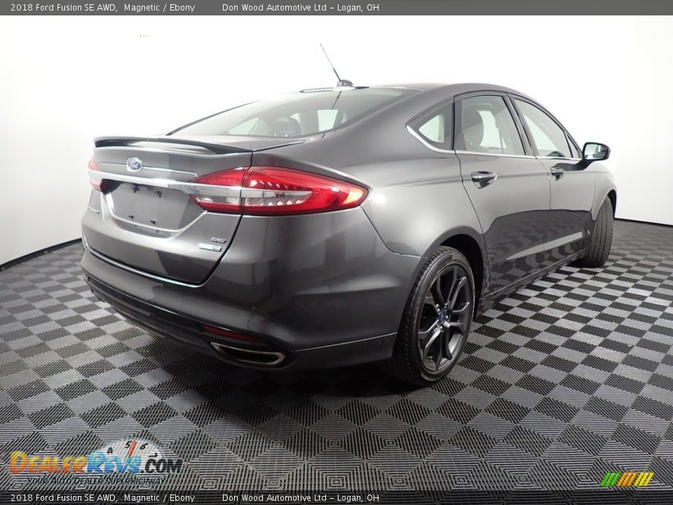 Magnetic 2018 Ford Fusion SE AWD Photo #16