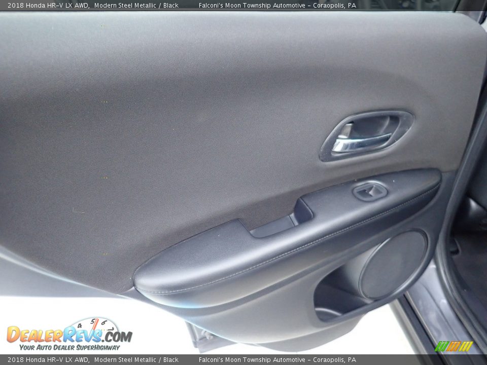 2018 Honda HR-V LX AWD Modern Steel Metallic / Black Photo #18
