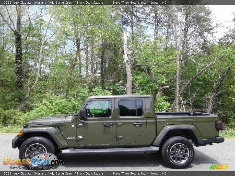 Sarge Green 2021 Jeep Gladiator Overland 4x4 Photo #1