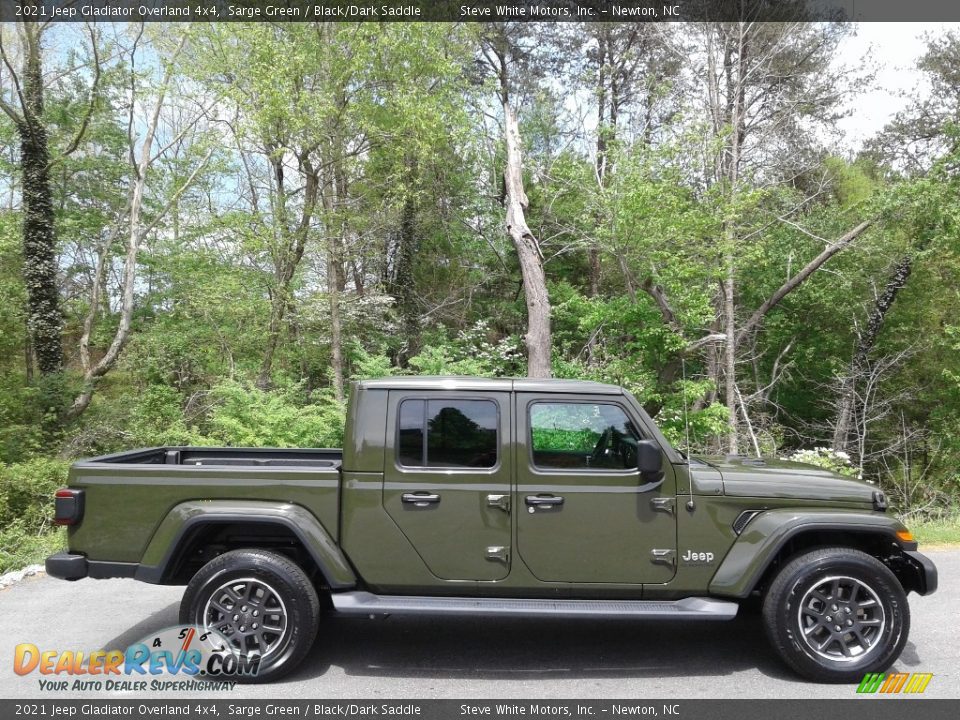 Sarge Green 2021 Jeep Gladiator Overland 4x4 Photo #5