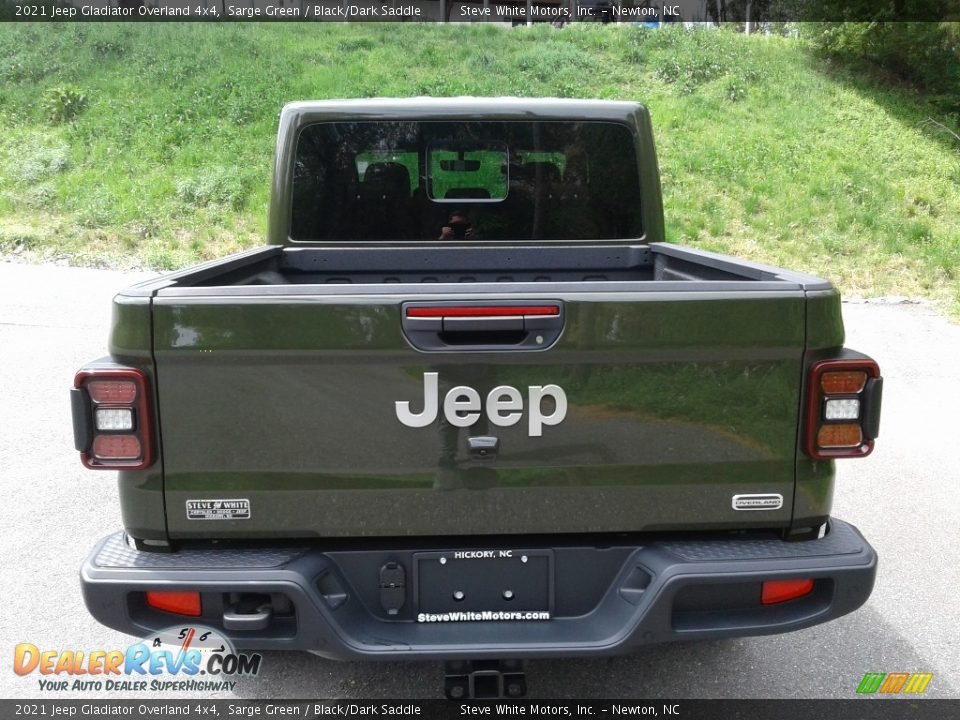 2021 Jeep Gladiator Overland 4x4 Sarge Green / Black/Dark Saddle Photo #7