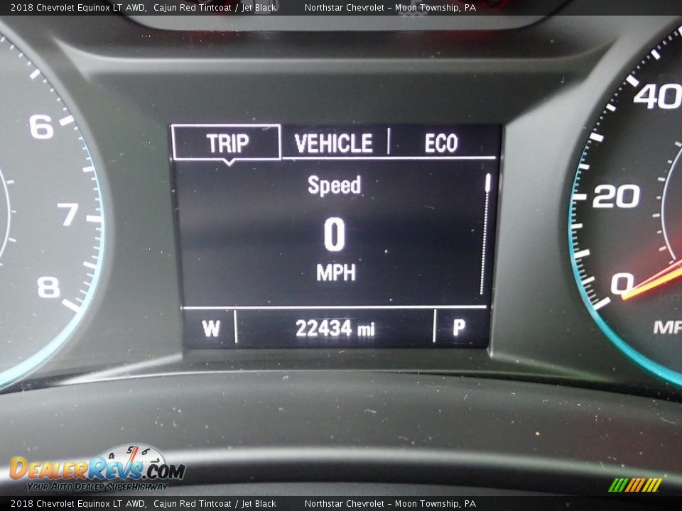 2018 Chevrolet Equinox LT AWD Cajun Red Tintcoat / Jet Black Photo #29