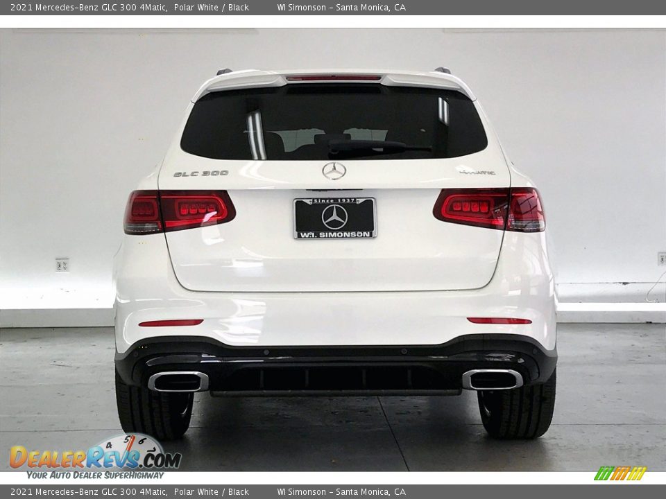 2021 Mercedes-Benz GLC 300 4Matic Polar White / Black Photo #3