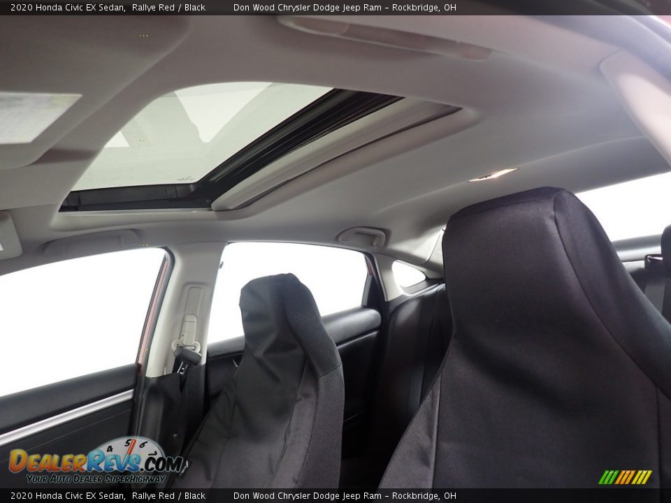 2020 Honda Civic EX Sedan Rallye Red / Black Photo #2
