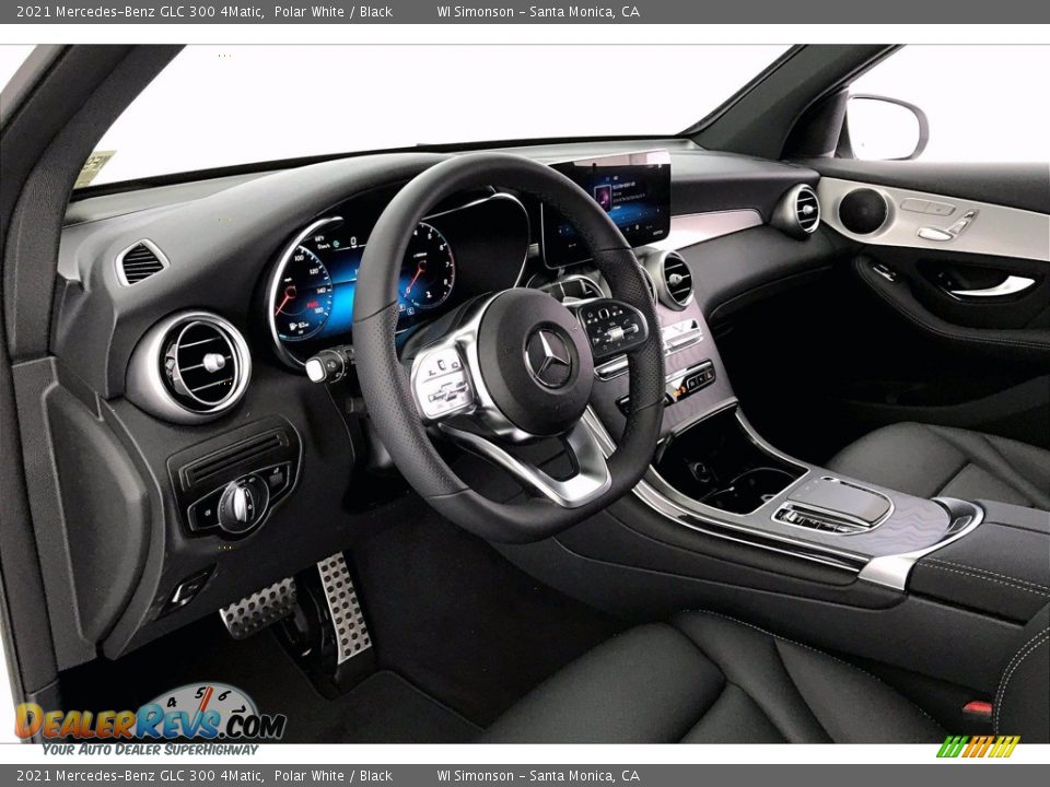 2021 Mercedes-Benz GLC 300 4Matic Polar White / Black Photo #4